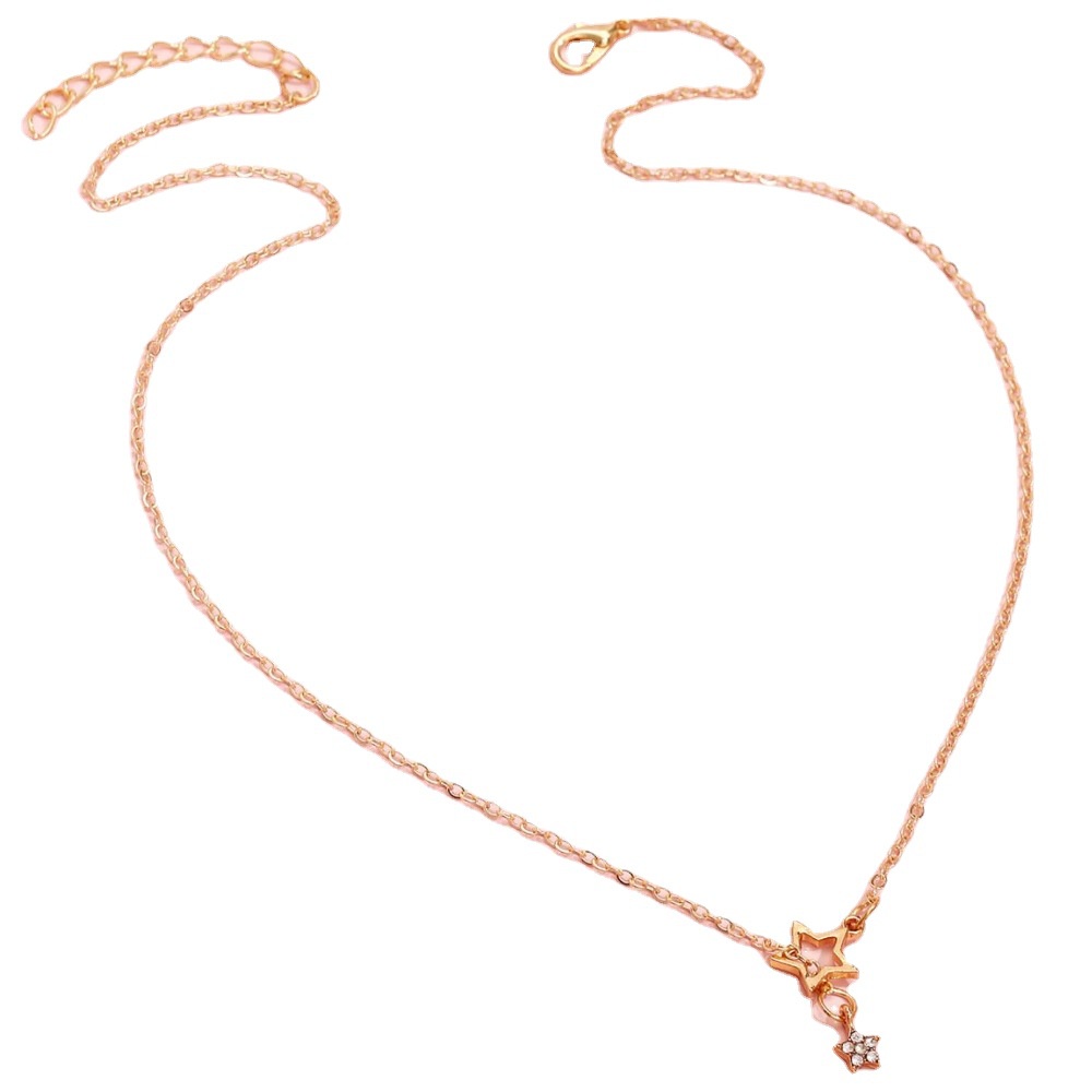 Vòng cổ Hình Ngôi Sao Năm Cánh Đính Đá Thời Trang Cho Nữ