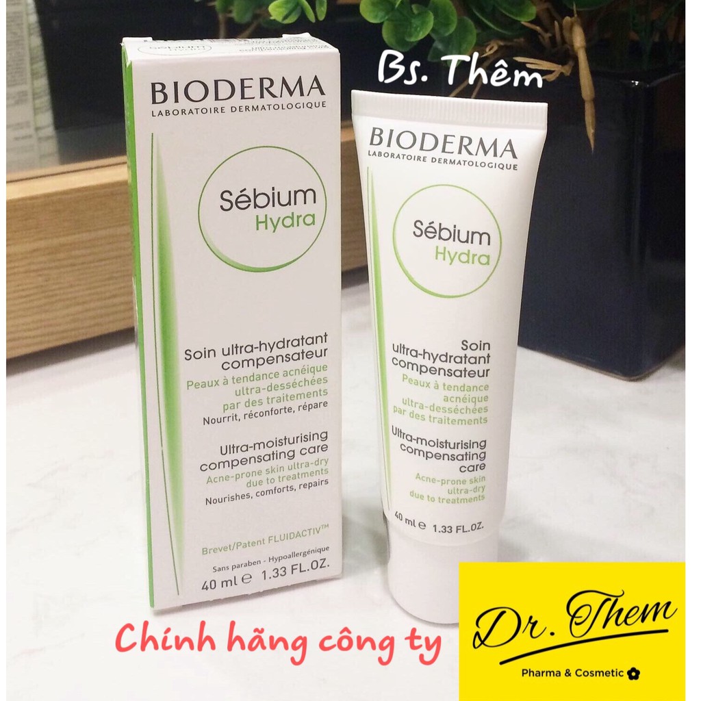 ✅[CHÍNH HÃNG] BIODERMA SÉBIUM HYDRA Kem Dưỡng Ẩm Cho Da Dầu Mụn