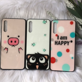 Samsung Galaxy A50 ốp lưng viền dẻo mặt kính siêu đẹp