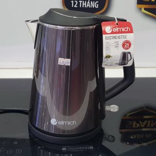 Ấm Đun Siêu Tốc Inox 2 Lớp Elmich KEE-1785, 1.7l, 1800W, Xuất Xứ : Ch Séc
