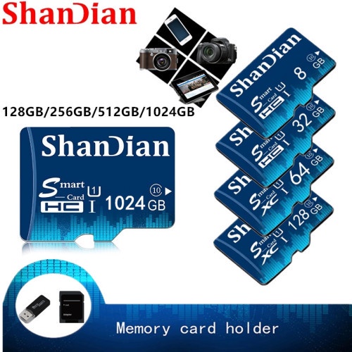 Thẻ Nhớ sd SHANDIAN Thông Minh 8gb 16gb TF Class 6 Dung Lượng Tốc Độ Cao 32gb