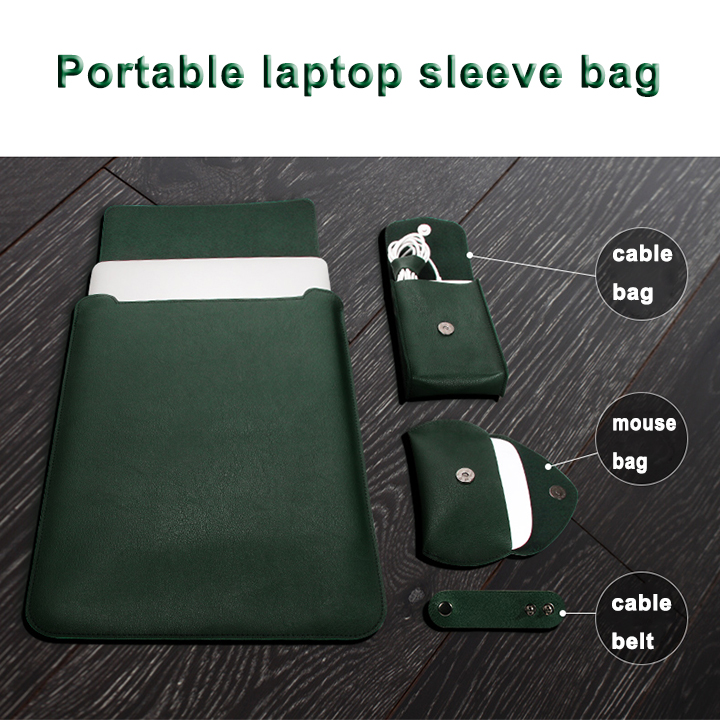 Set Bao Da Pu 4 Món Tiện Dụng Cho Macbook Air 13 / Pro 13 12 15 R | WebRaoVat - webraovat.net.vn