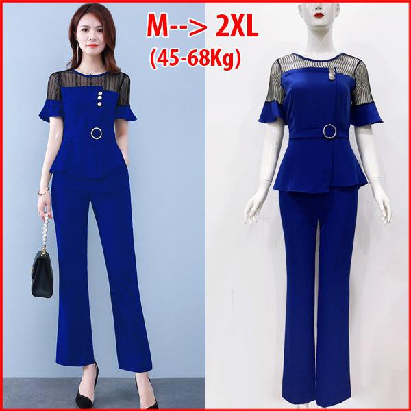HÌNH THẬT - SET BỘ CÔNG SỞ KIỂU SET ÁO PHỐI REN TAY LOE TRẺ TRUNG S3279 S3086