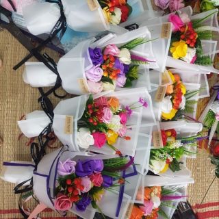 Combo 10 bó hoa hồng sáp thơm