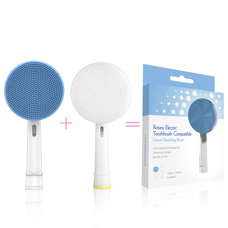Đầu cọ rửa mặt bằng silicon dùng thay máy rửa mặt giúp làm sạch sâu, massage mặt hiệu quả, dùng thay đầu bàn chải điện | BigBuy360 - bigbuy360.vn