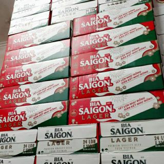 Bia Sài Gòn Lager mẫu date Tết.