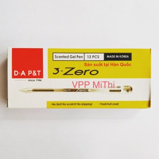 VIẾT MỰC NƯỚC D-A 3-ZERO HỘP 12 CÂY