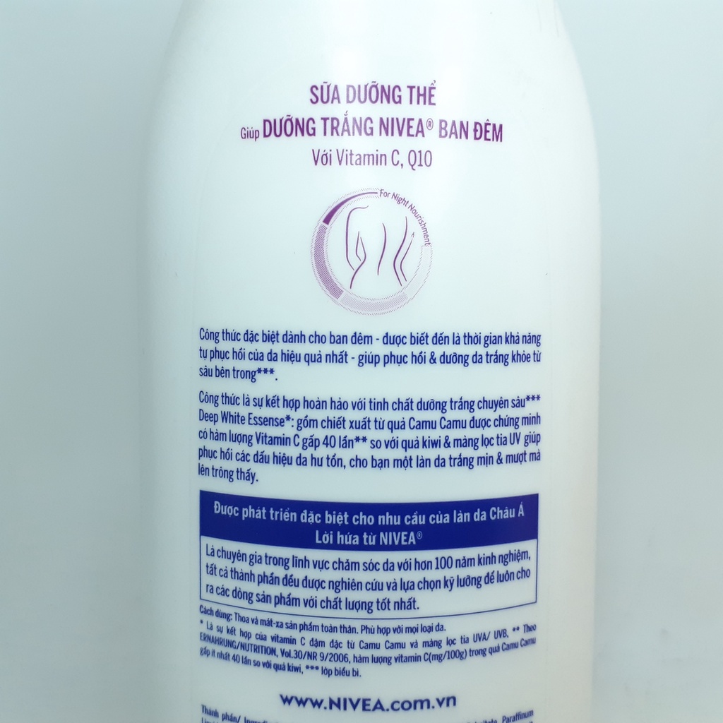 Dưỡng thể Nivea Extra White - các loại