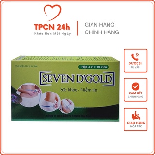Viên uống giảm cân seven d’gold
