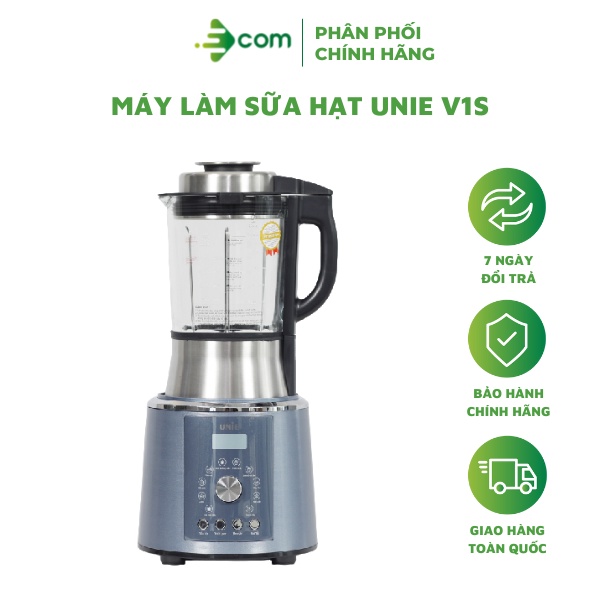 [Mã ELHA22 giảm 5% đơn 300K] Máy làm sữa hạt Unie V1S dung tích 1.75L, công suất lớn, động cơ mạnh mẽ