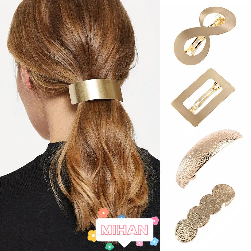 Kẹp Tóc Đuôi Ngựa Bằng Kim Loại MIHAN1