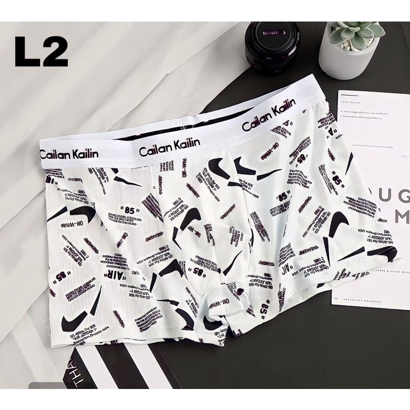 Quần sịp nam BOXER, quần lót đùi nam cao cấp thiết kế hình chiếc lá chất thun cotton mát co giãn tốt
