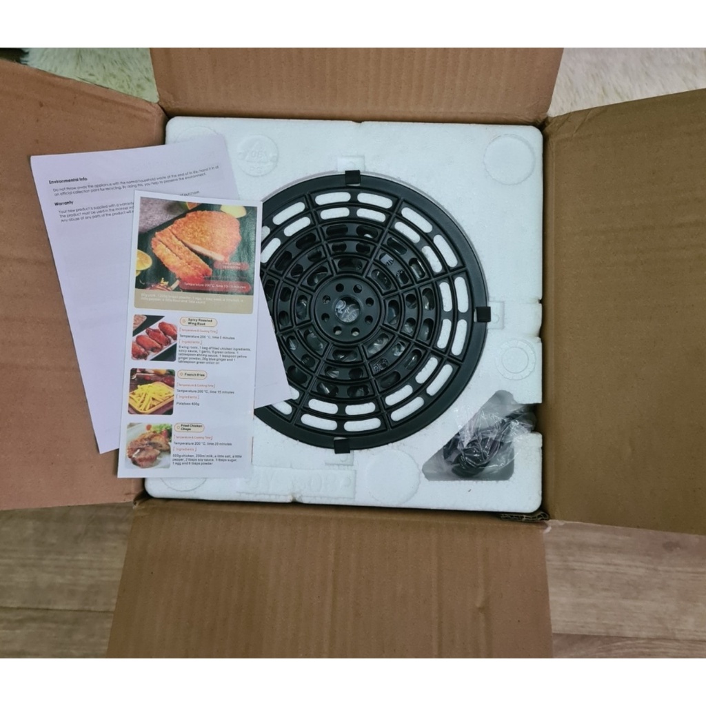 [ BẢO HÀNH 6 THÁNG] Nồi chiên ko dầu Camel 6.5L, 1350W núm xoay cơ 6 chế độ chiên phù hợp mọi gia đình Việt