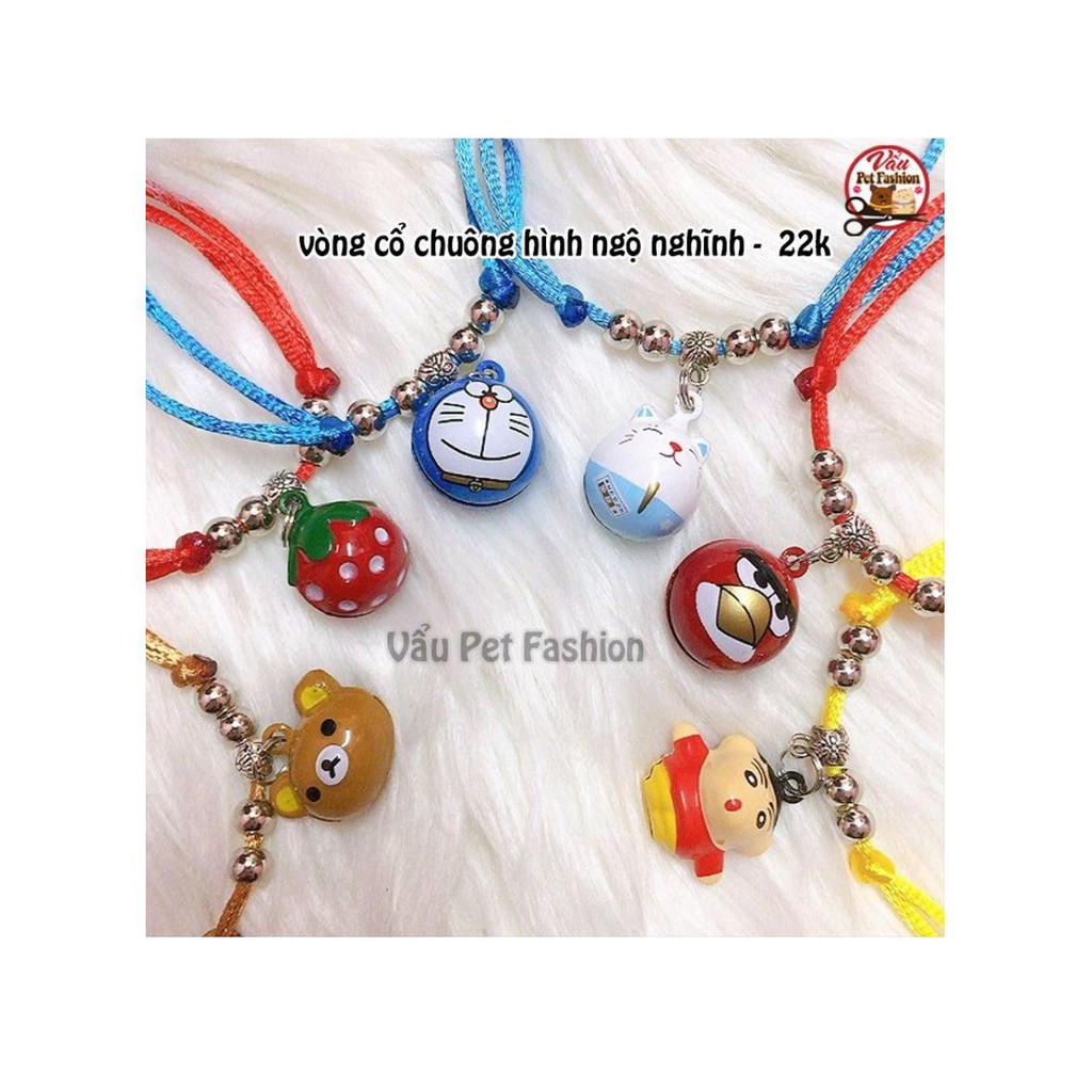 Vòng cổ chuông hình ngộ nghĩnh cho chó mèo