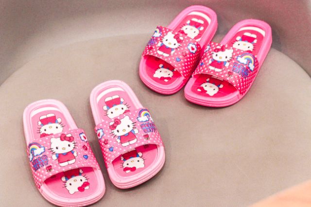 PHOM NHỎ DÉP CAO SU MỀM HELLO KITTY HỒNG DỄ THƯƠNG CHO BÉ - DÉP KITTY