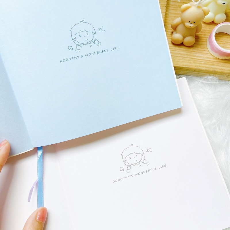 Sổ tay bìa da mềm Simno Dorothy size vuông 16x16cm - 192 trang cao cấp làm lưu bút, bullet journal, take note