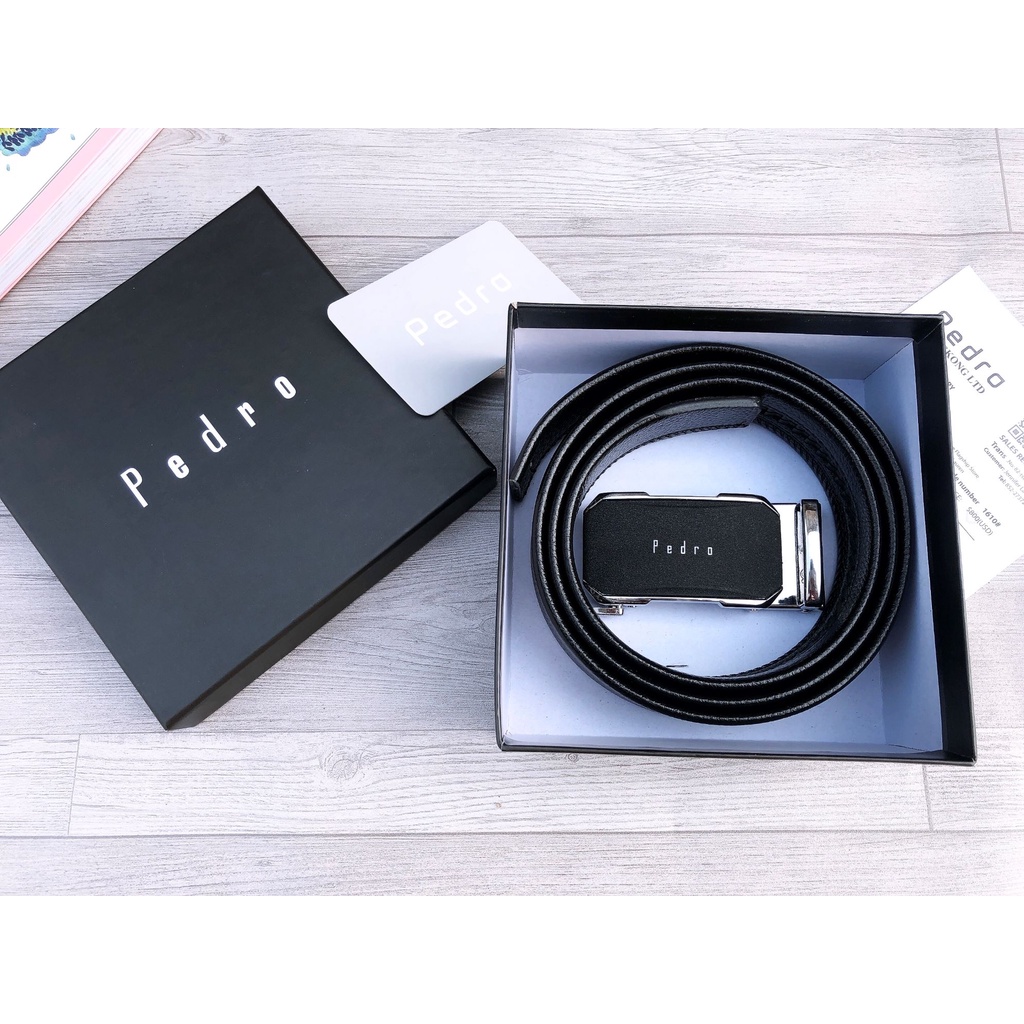 Thắt lưng nam Pedro da cao cấp Full Box
