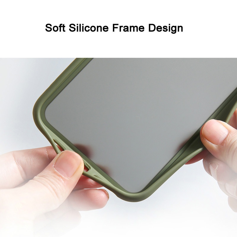 Ốp điện thoại mặt nhám chống sốc cho Samsung Galaxy Note 20 Ultra Note 10 9 8 Lite Plus