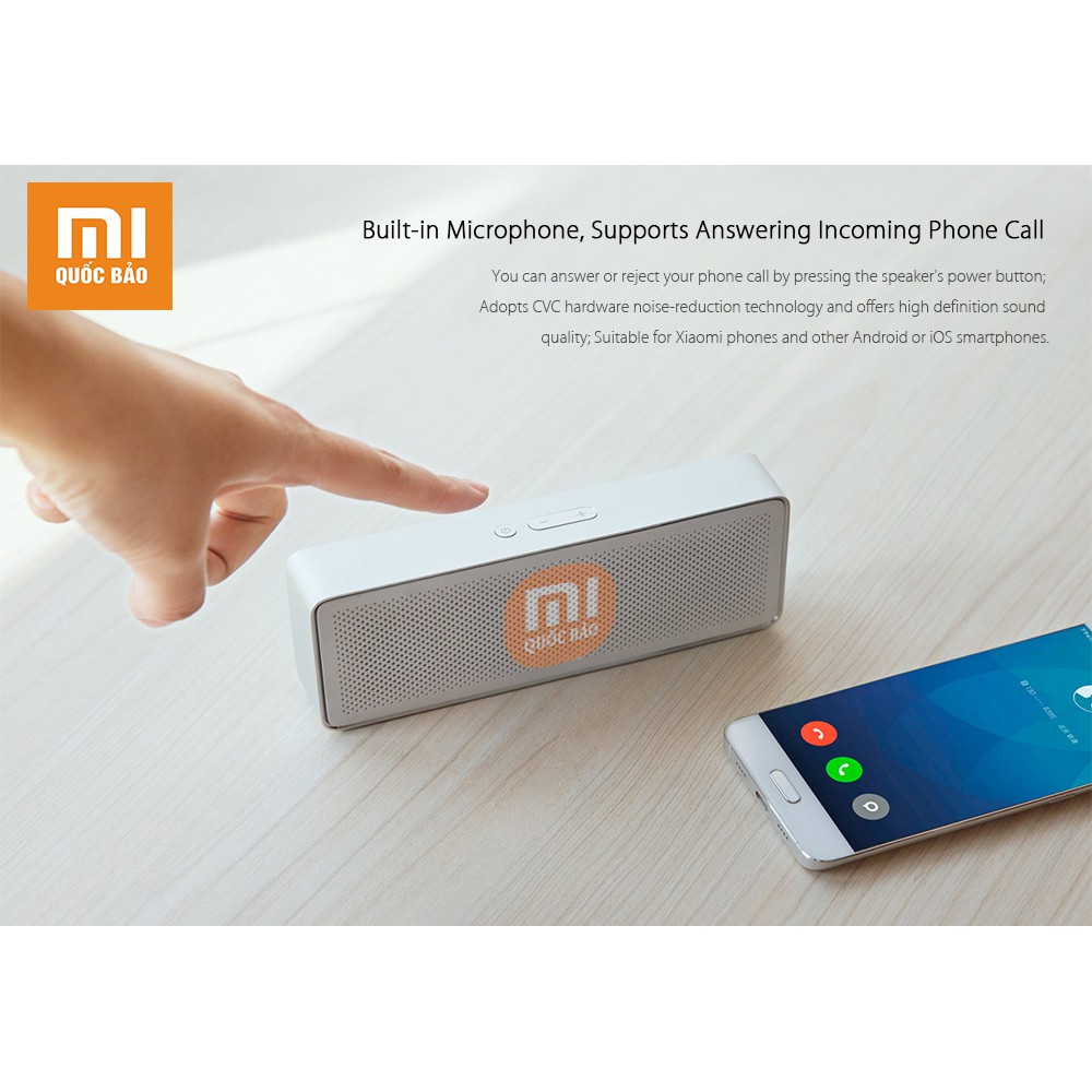 Loa Bluetooth Xiaomi Square Box 2- Pin 1200mAh bền bỉ ấn tượng