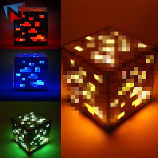 Đèn Ngủ Bóng LED Thiết Kế Kiểu Minecraft Sáng Tạo Độc Đáo Trang Trí Phòng Ngủ/ Phòng Khách