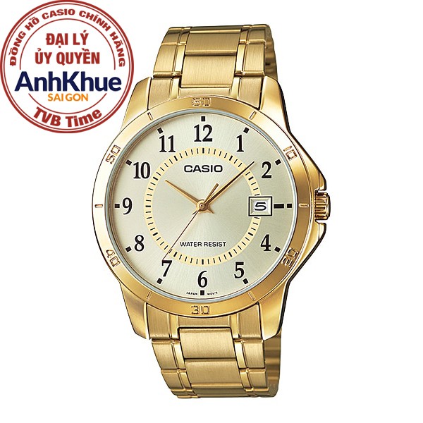 Đồng hồ nam dây kim loại Casio Standard chính hãng Anh Khuê MTP-V004G-9BUDF (41mm)