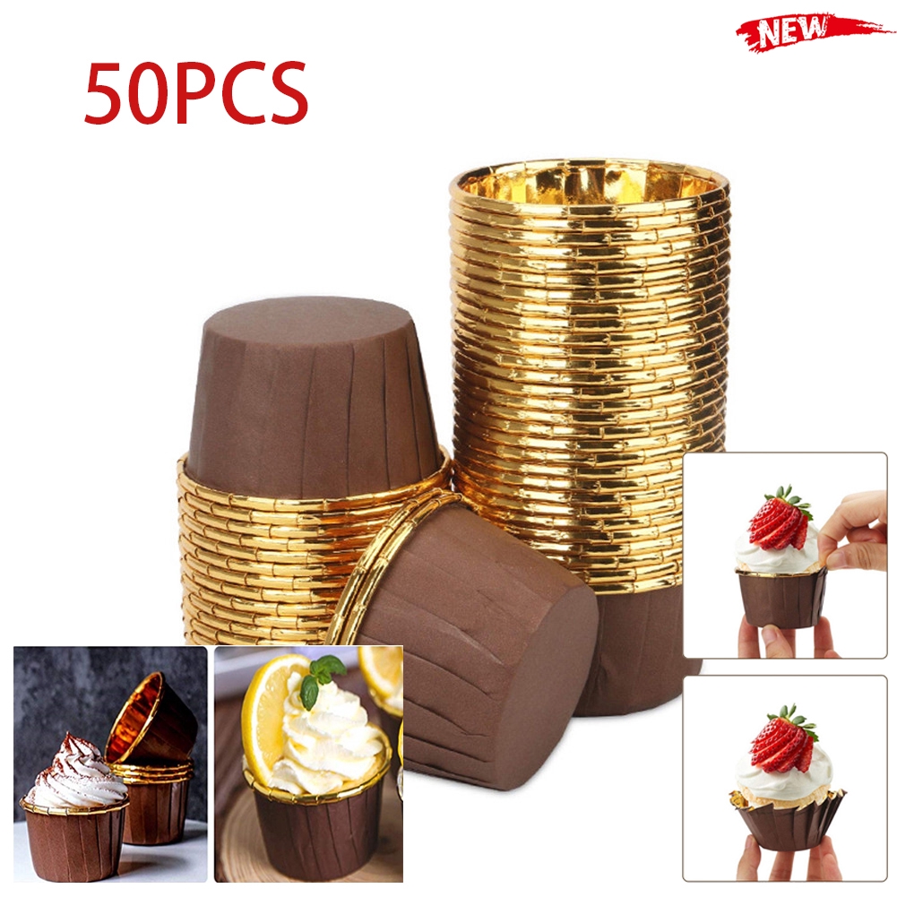 Set 50 Cốc Giấy Làm Bánh Cupcake