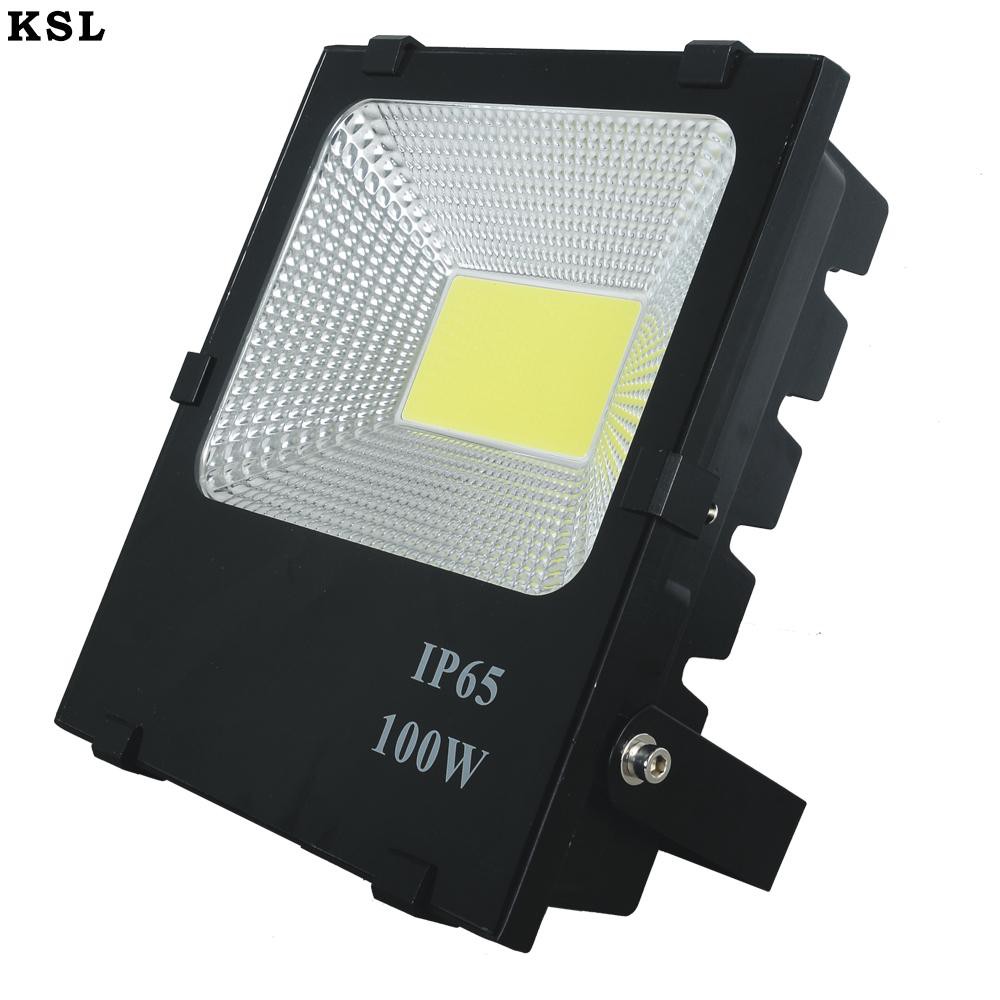 Đèn Pha led Cao cấp chống nước COB 100W( Đủ wat)