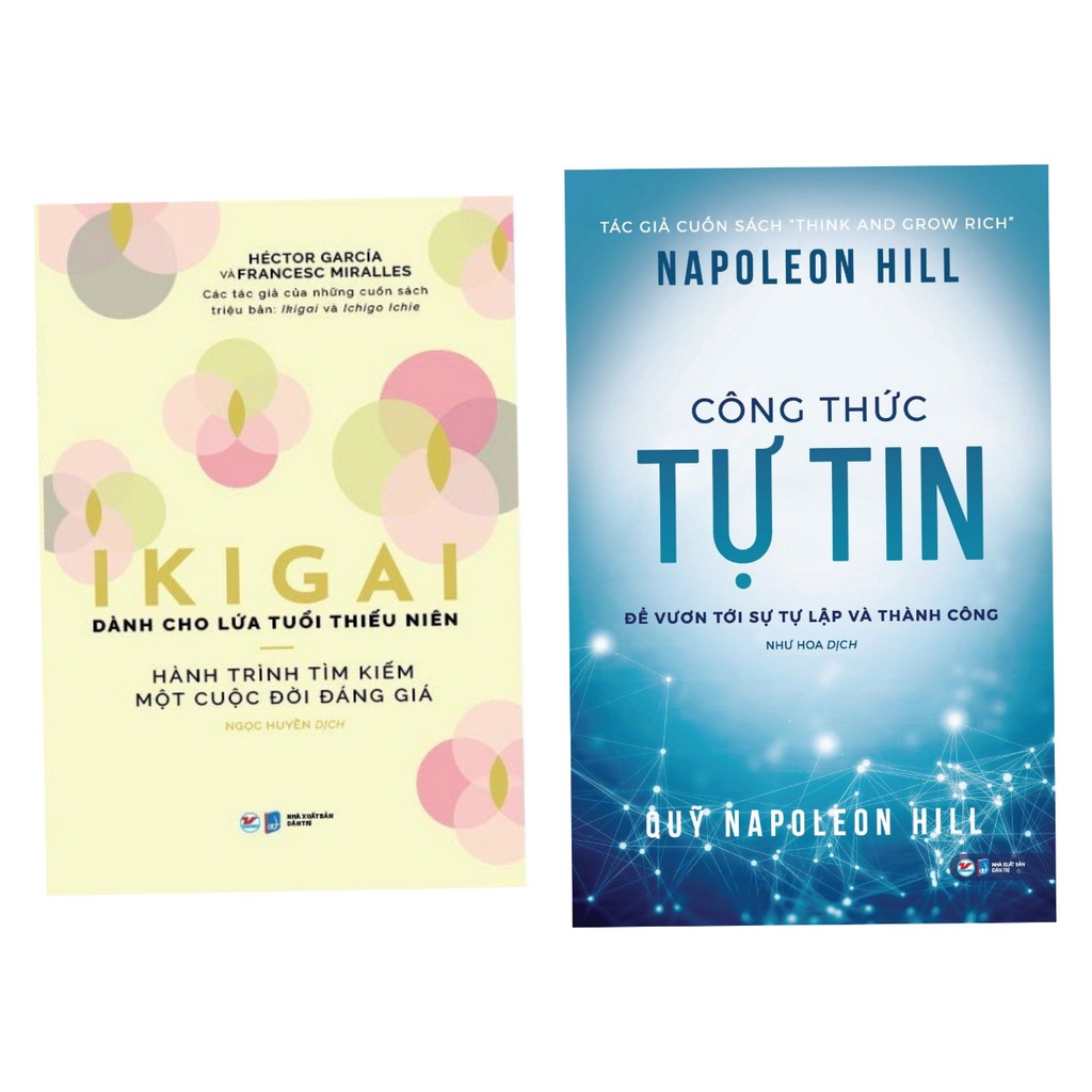 Sách Combo 2q:  Công thức tự tin  + Ikigai Dành Cho Lứa Tuổi Thiếu Niên - tv