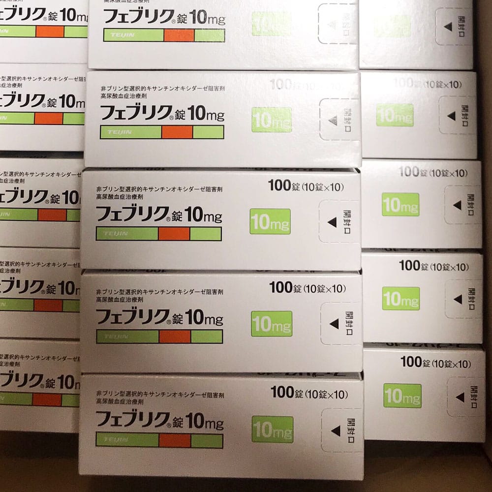 Viên uống hỗ trợ bệnh gout Feburic Tablet 10mg 100 viên