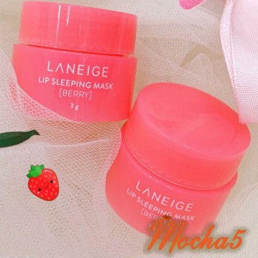 Mặt nạ ngủ môi Laneige Lip Sleeping Mask DƯỠNG HỒNG MỀM MÔI mini 3g