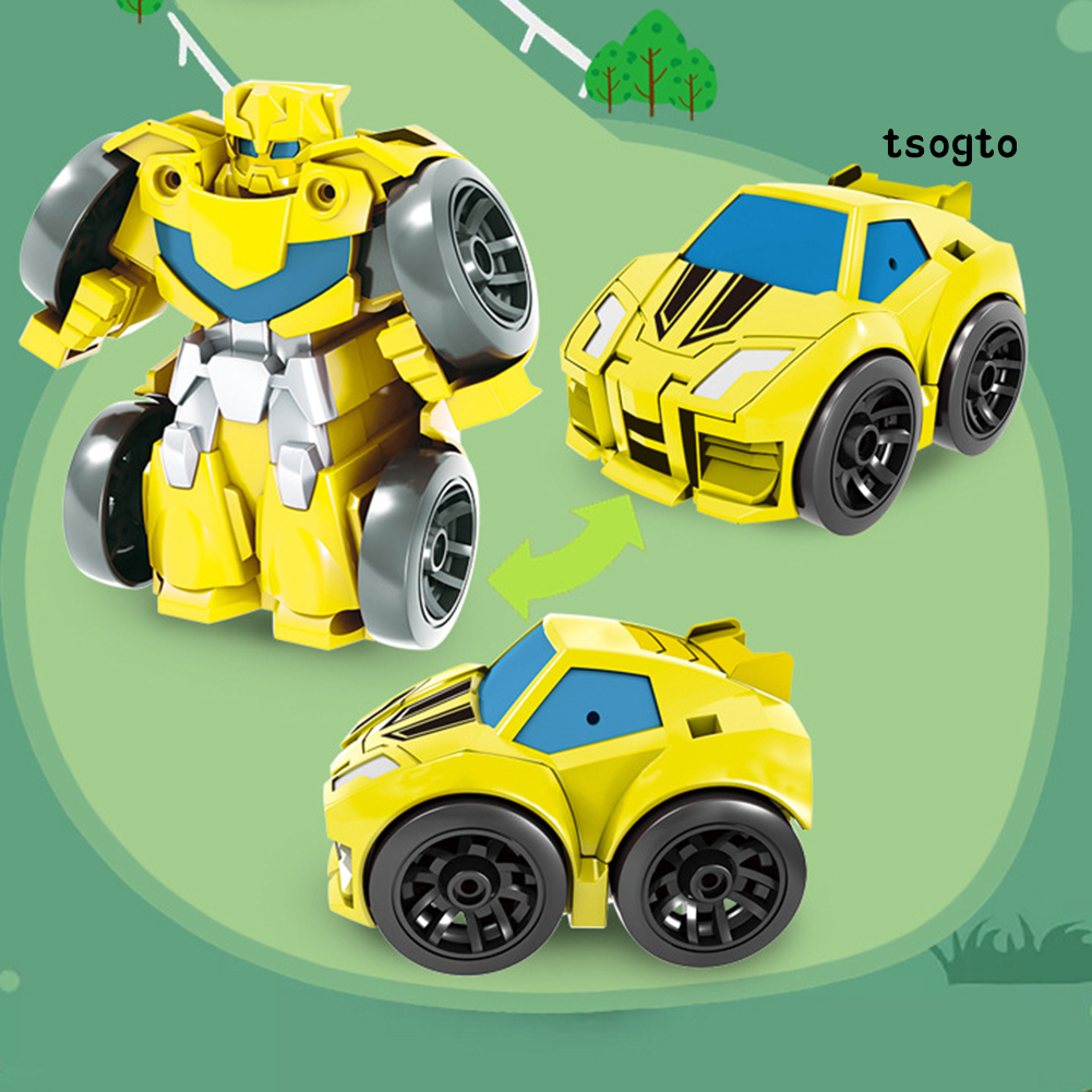 Đồ chơi mô hình xe hơi biến hình rô bốt thú vị dành cho bé