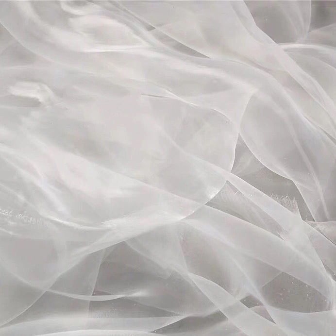 Soft silky silky silk fabric student designer wedding dress veil fabric baby clothing fabric DIY