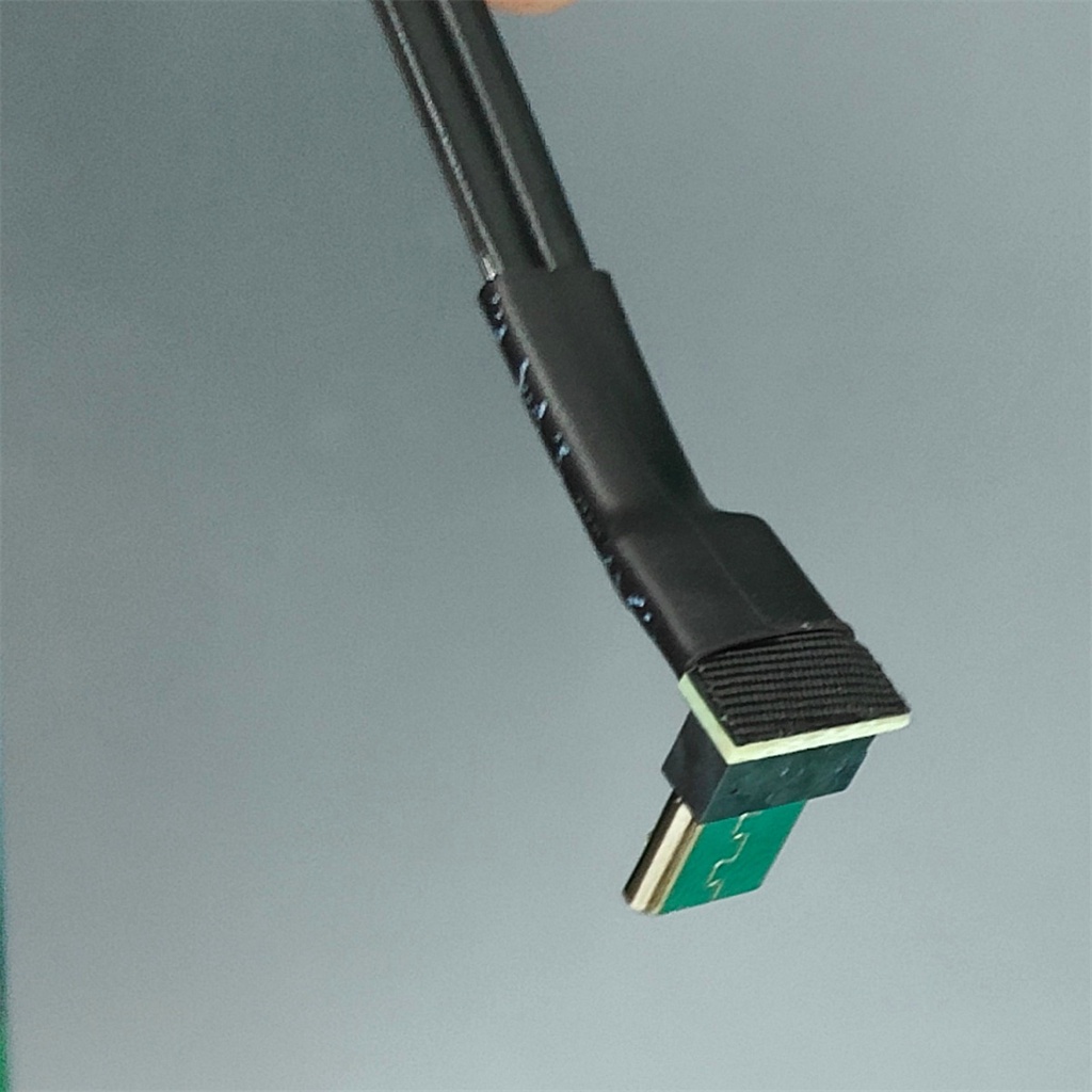 Dây Cáp XT-XINTE 3A USB 2.0 Micro B Male Gấp Được 90 Độ Kết Nối Micro-B OTG USB2.0 FPC FPV