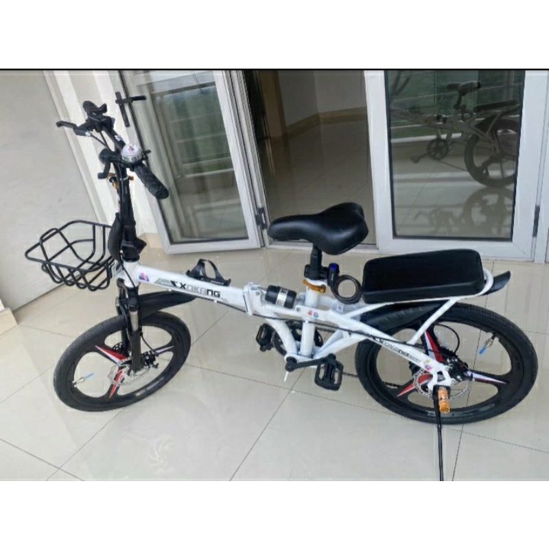 XE ĐẠP GẤP XNKANG NAM NỮ  Bánh 20 inh Full phụ kiện