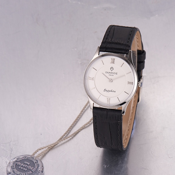 Đồng hồ nam nữ, đồng hồ cặp đôi dây da chính hãng Sunrise DM736 và DL736 kính sapphire chống xước, chống nước