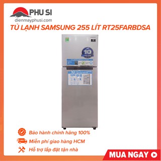 Tủ lạnh samsung rt25har4dsa/sv, 255 lít, inverter