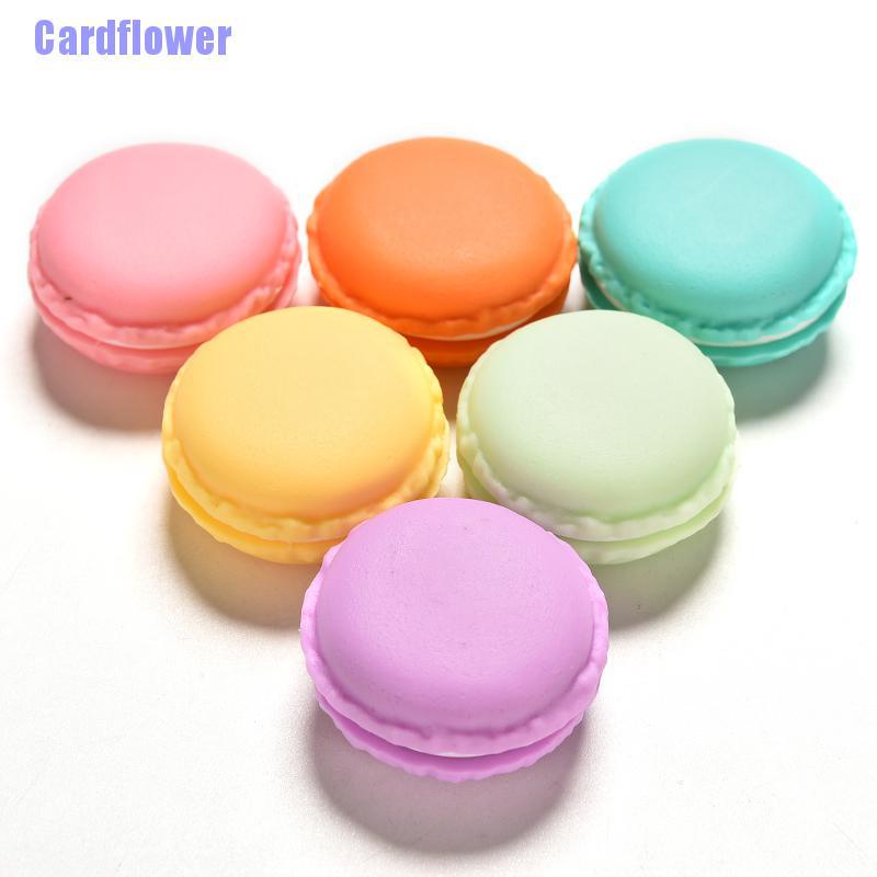 Hộp đựng trang sức mini hình bánh macaron màu sắc ngọt ngào đáng yêu