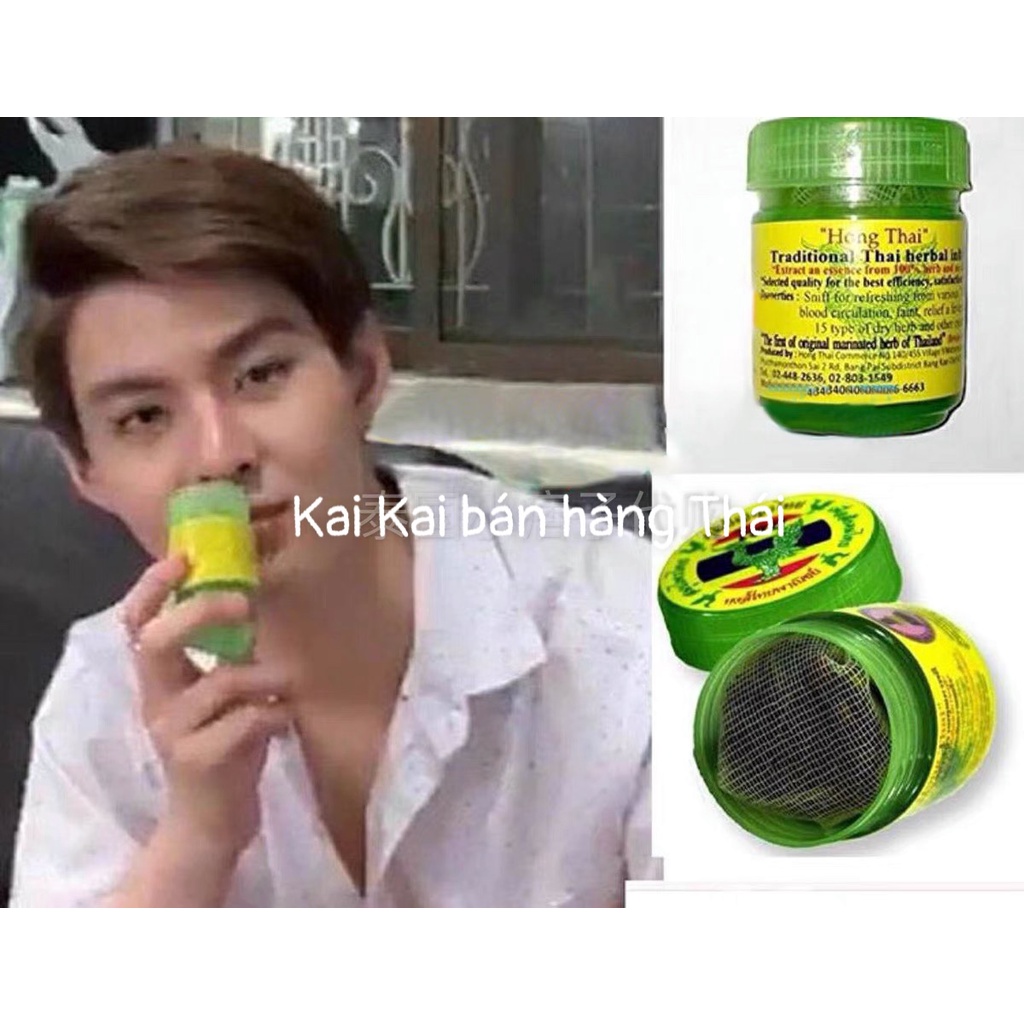 Ống Hít Thông Mũi Hong Thai Thảo Dược Cực Kỳ Thơm Thái Lan Chính Hãng BKPP EarthMix Lisa HongThai