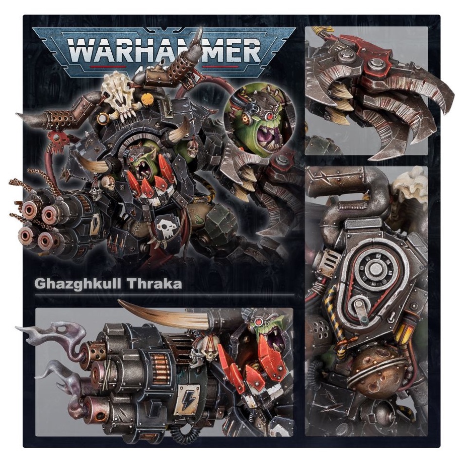 Mô hình nhân vật Warhammer Orks Ghazghkull Thraka