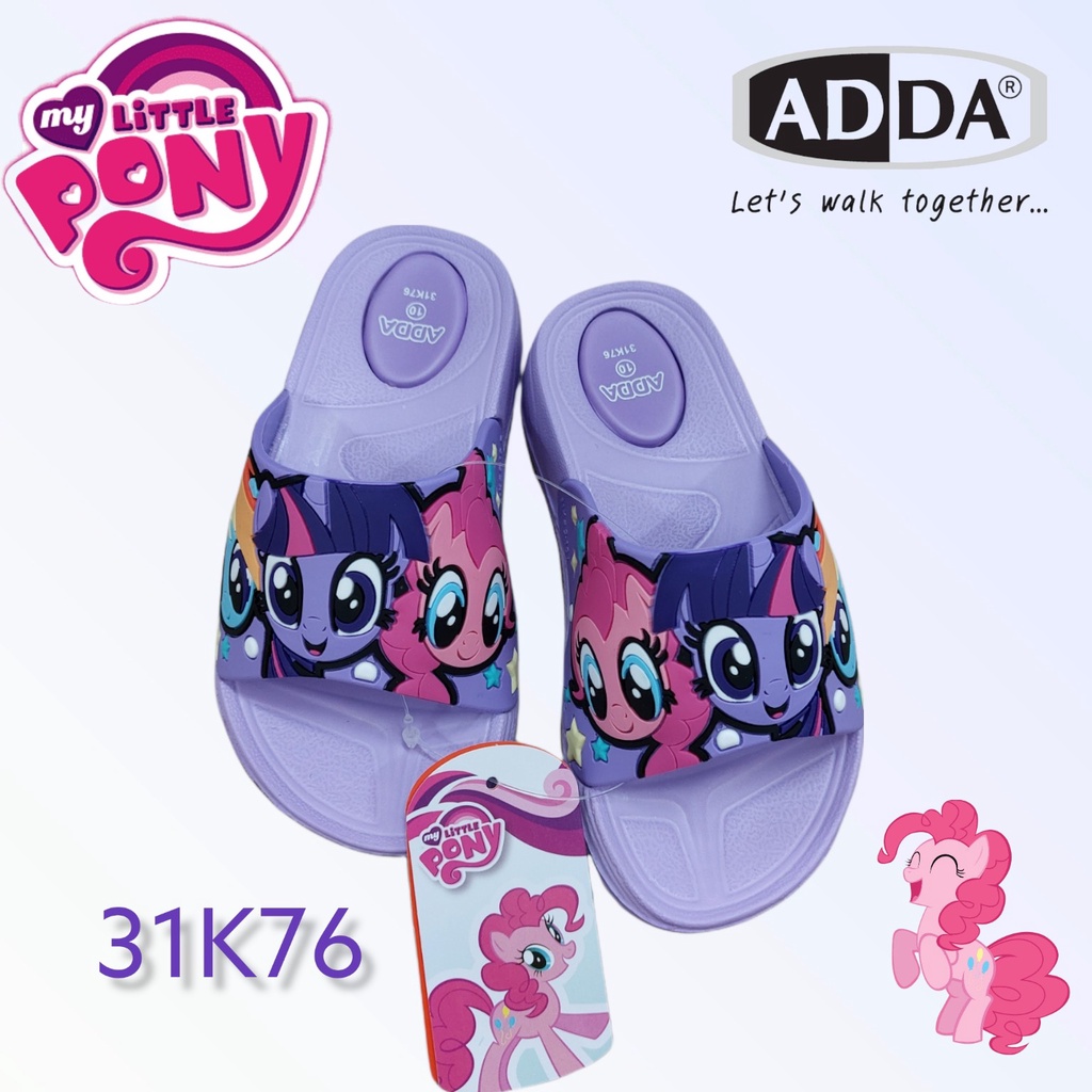 Dép cho bé gái quai ngang ngựa Pony Thái Lan Adda 31K61/31K60/31K76