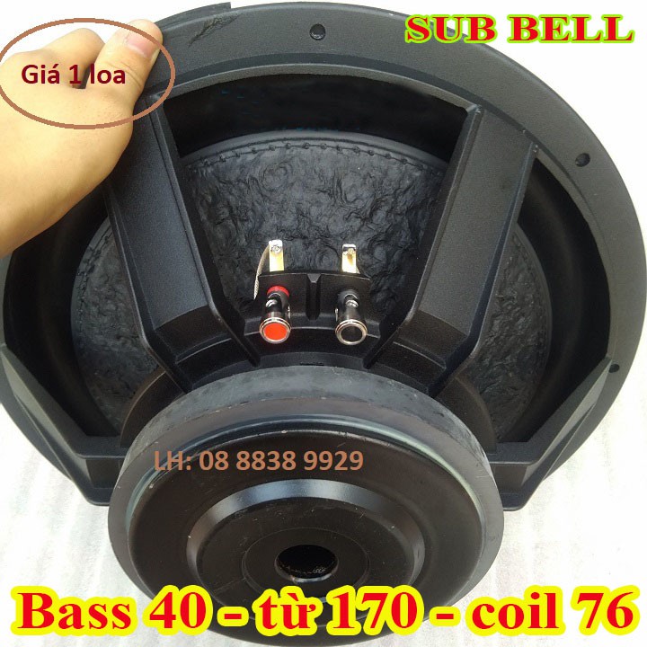 MỘT CỦ LOA SUB BASS 40 BELL TỪ 170 COIL 76