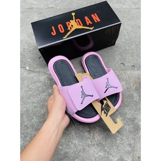 Dép jordan nữ hồng đen