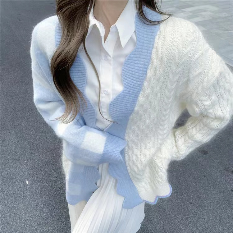Áo Khoác Cardigan Dệt Kim Mỏng Dáng Rộng Thời Trang Mùa Thu Cho Nữ