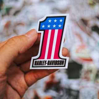 Set 100 Sticker hình dán - Harley Davidson