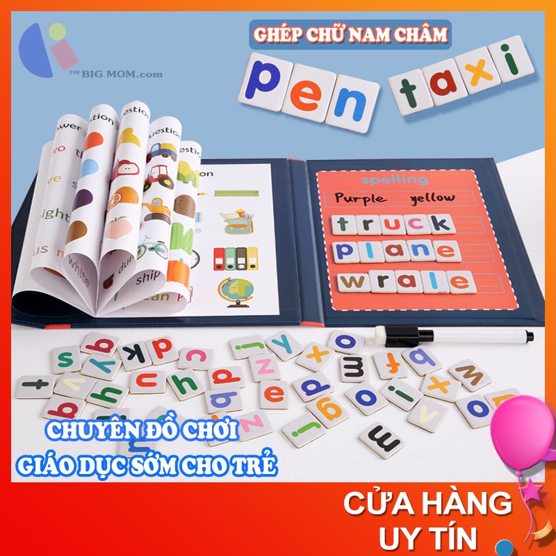 Bảng Nam Châm Học Chữ Cùng SPELLING GAME Giúp Bé Nhận Biết Chữ Cái Và Ghép Vần