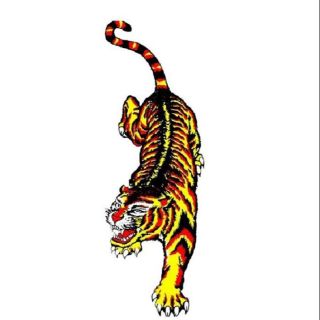 Decal hình con hổ trang trí ô tô, xe máy