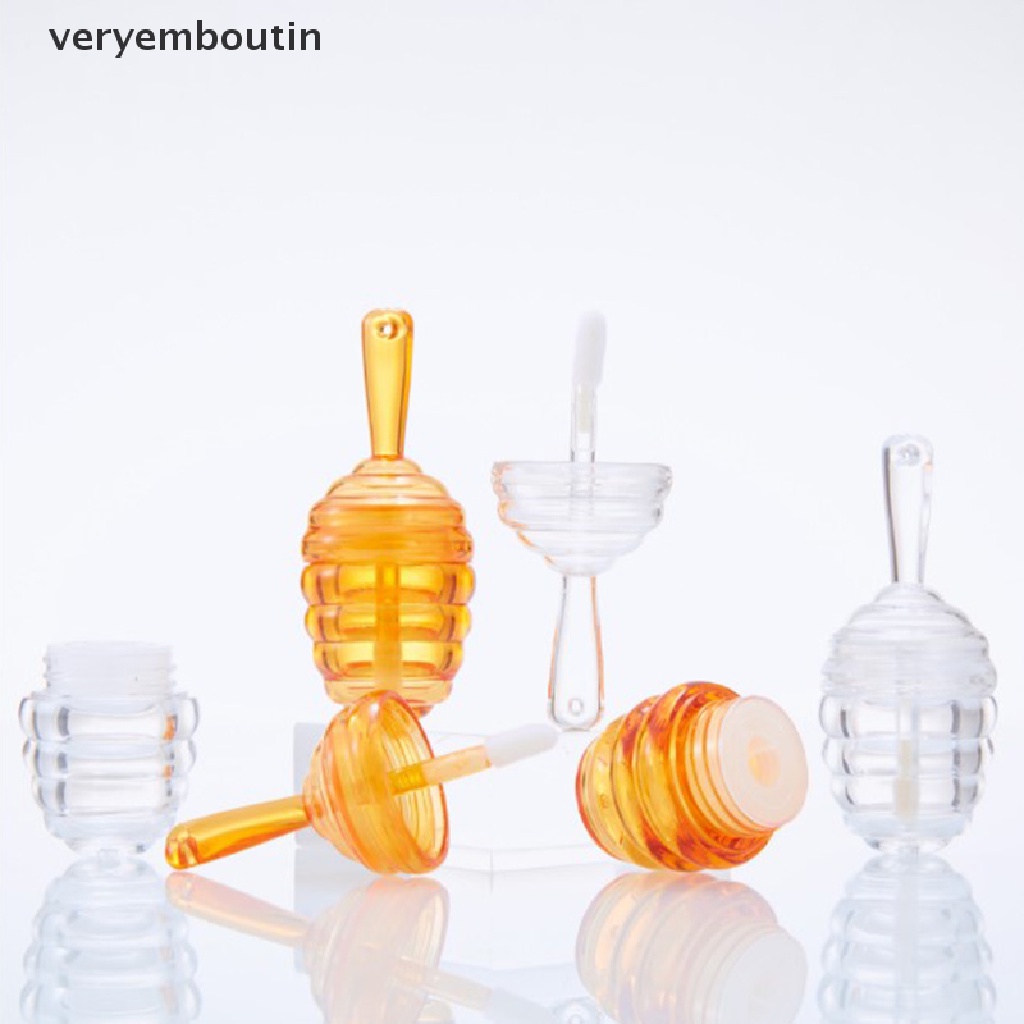Lọ đựng son môi bóng bằng nhựa hình tổ ong 9ml