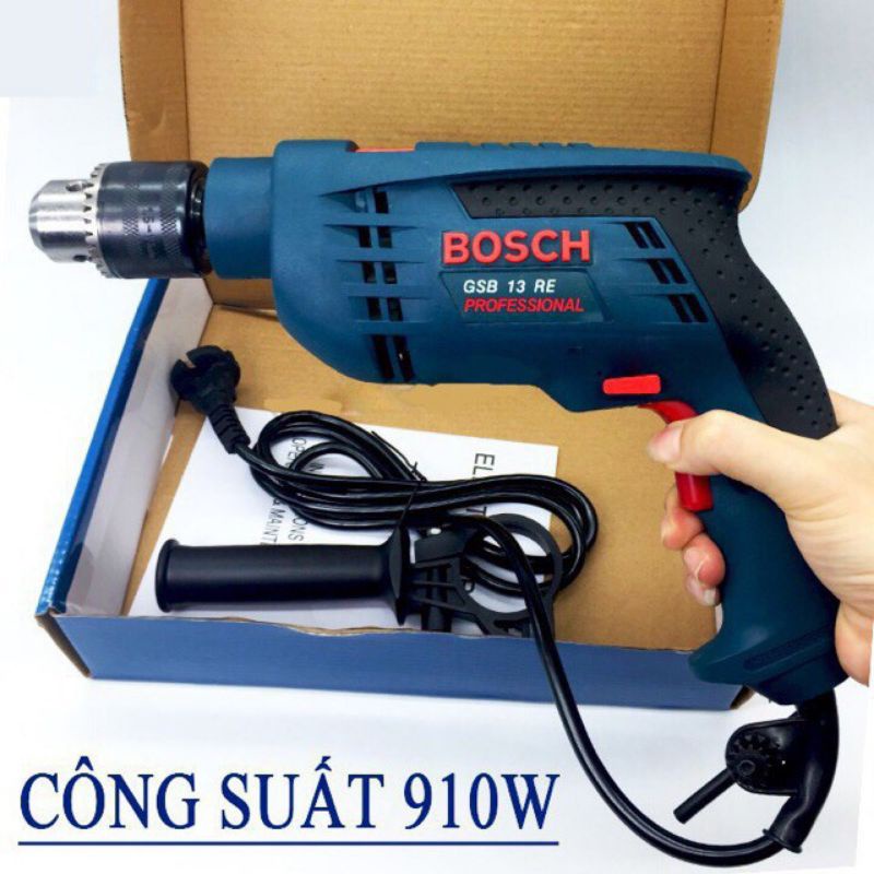 MÁY KHOAN TƯỜNG CẦM TAY 13RE BOSCH RUỘT ĐỒNG 100% BẢO HÀNH 12 THÁNG ...