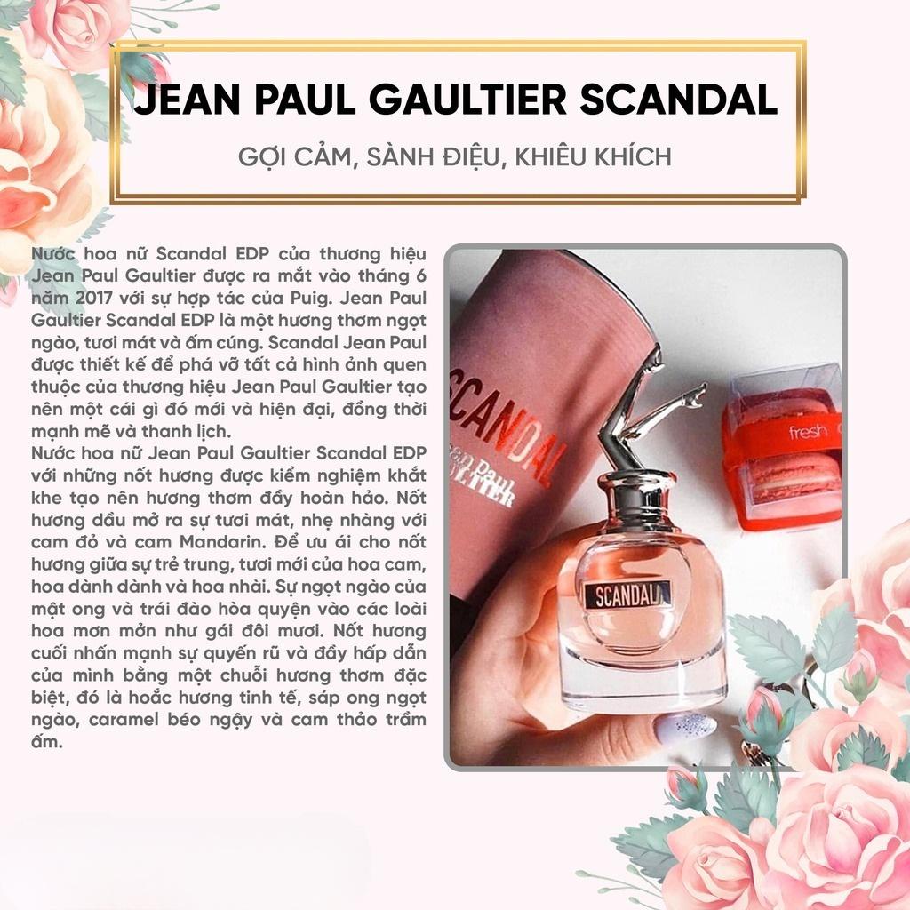 Nước hoa nữ Jean Paul Gaultier Scandal EDP 80ml - Nữ hoàng bar sàn hương hoa cỏ quyến rũ sexy ngọt xuất sắc - Shin Store