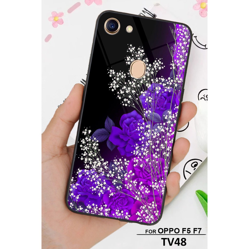 🔥MỚI🔥 Ốp lưng điện thoại OPPO F5-F7 in hình hoa siêu đẹp🌺